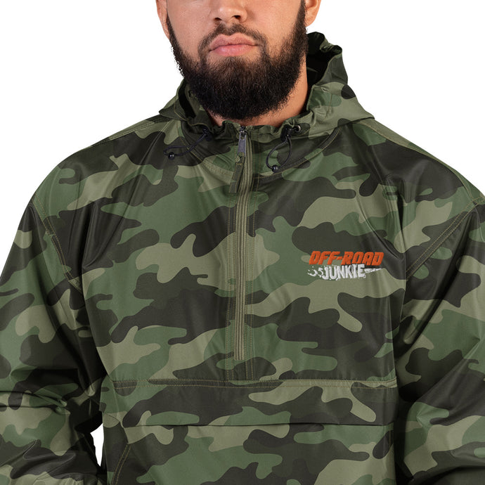 Off-Road Junkie Embroidered Packable Jacket