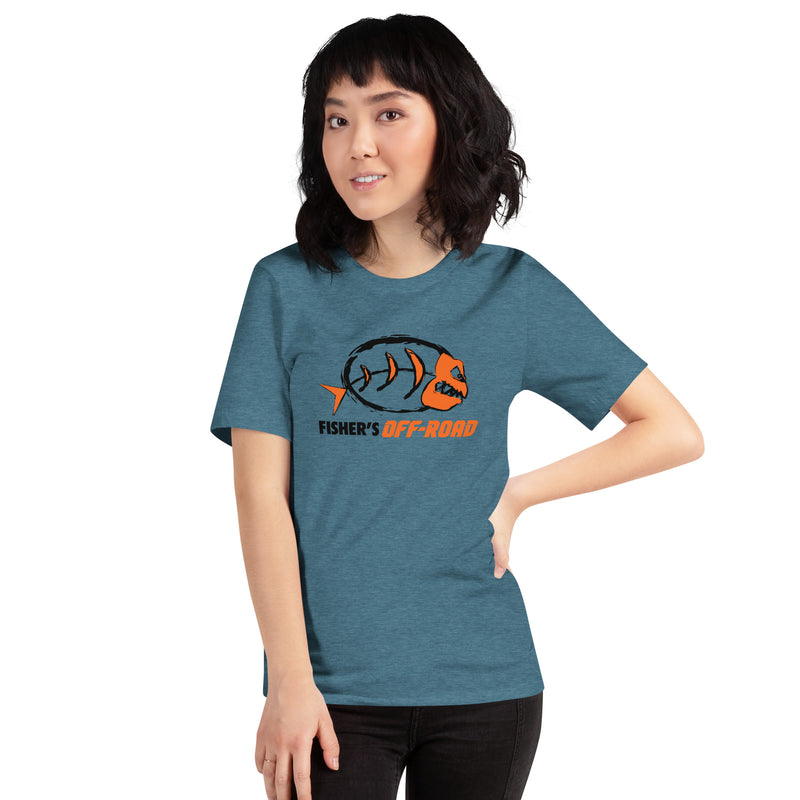 Load image into Gallery viewer, Fisher&#39;s Off-Road Logo Unisex T-shirt
